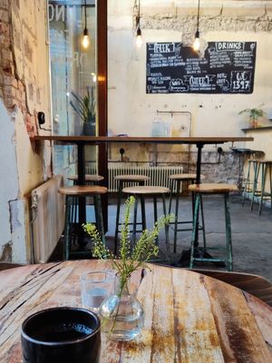 Had a plain coffee at Kafé Magasinet in Gothenburg