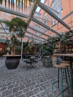 Inside at Kafé Magasinet in Gothenburg