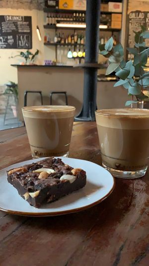 Nutty browny at Kafé Magasinet in Gothenburg