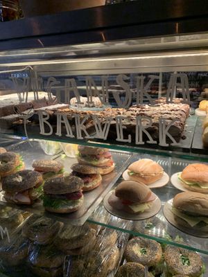 Vegan options at Kafé Magasinet in Gothenburg