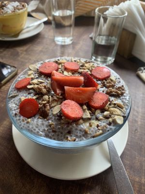 Chia seed bowl   at Artjuna in Anjuna