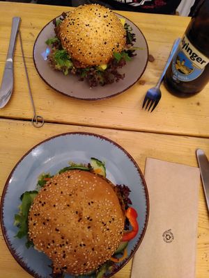 We tried the German, Italian and Libanese burgers. at LoveBurger in Berlin