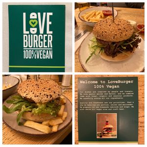 Megaleckere Burger und Pommes!   at LoveBurger in Berlin