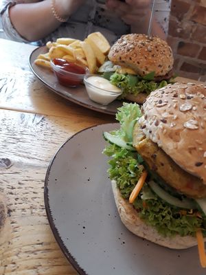 German and Indian Burger at LoveBurger in Berlin