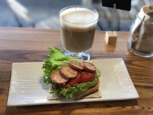 Fantastic breakfast and coffee! 😍 at VegB12 in Tallinn