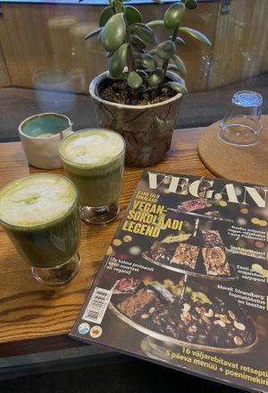 Matcha 3.50€  at VegB12 in Tallinn