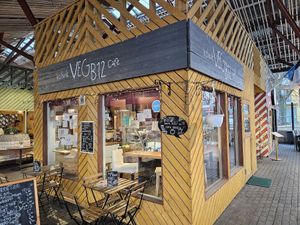 Located near the market entrance at VegB12 in Tallinn