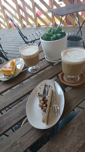 Raw cakes at VegB12 in Tallinn