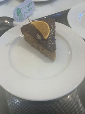 vegan ginger and orange slice at Natur'all in Lagos