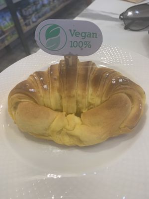 Vegan croissant at Natur'all in Lagos