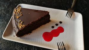 Tarta de chocolate vegana y sin gluten at 100% Mexicano Vegano in Mallorca