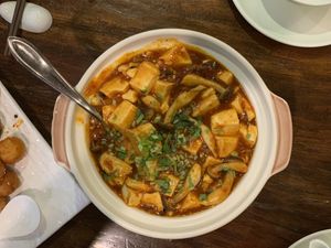 Mapo Tofu  at DaFo Vegetarian in Guangzhou