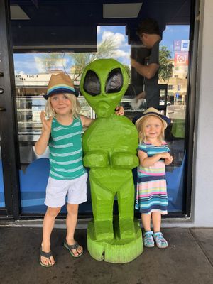 Kids love Alien Donuts! at Alien Donuts in Scottsdale
