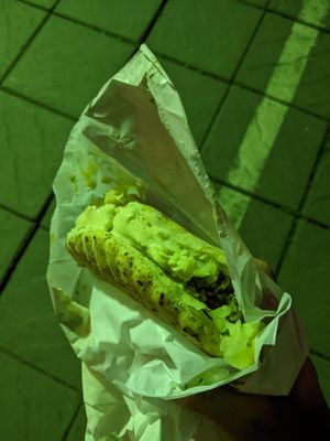 Falafel in Bread. at Hummusbar in Sofia