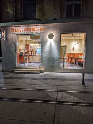 Outside of Hummusbar. at Hummusbar in Sofia