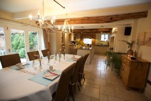 Our kitchen dining table where we serve your fresh prepared breakfast. Garden view overlooking the courtyard into the garden and horse paddocks behind.
Enjoy our wildlife about! at Lut's B&B in South Hykeham