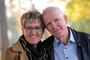 This is us, your hosts, Lut and Bruce at Lut's B&B in South Hykeham