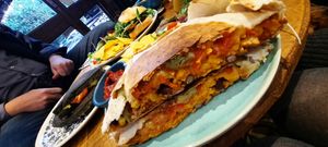 This Mexican tofu dish was beyond delicious at Plantarium Cafe in Stratford-upon-avon