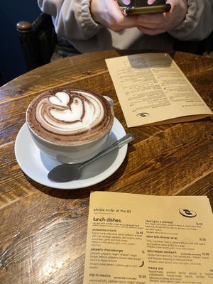 Hot chocolate   at Plantarium Cafe in Stratford-upon-avon