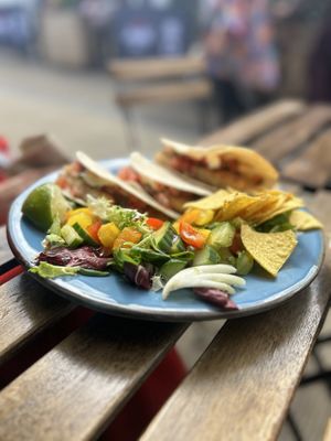 Phish taco  at Plantarium Cafe in Stratford-upon-avon