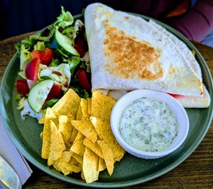 Shawarma 🤩 at Plantarium Cafe in Stratford-upon-avon