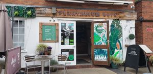 outside is so cute at Plantarium Cafe in Stratford-upon-avon