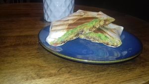 Trip to Mexico Crunchwrap  at Plantarium Cafe in Stratford-upon-avon