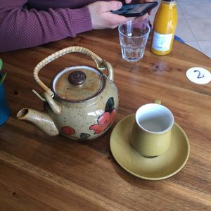 Sencha Tea  at Plantarium Cafe in Stratford-upon-avon