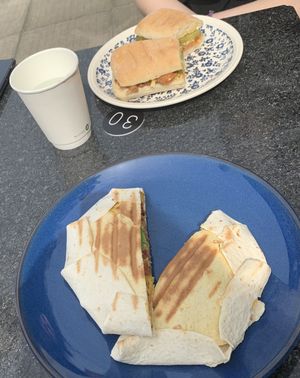 sloppy joe, and a trip to Mexico  at Plantarium Cafe in Stratford-upon-avon