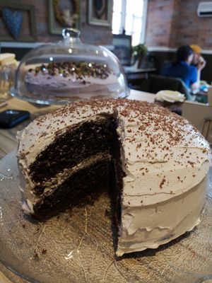 Cake at Plantarium Cafe in Stratford-upon-avon