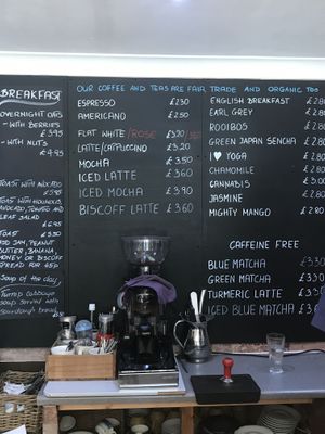 Drinks  at Plantarium Cafe in Stratford-upon-avon