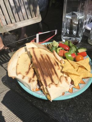 Trip to Mexico wrap  at Plantarium Cafe in Stratford-upon-avon
