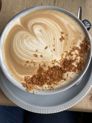 Biscoffee TO DIE FOR at Plantarium Cafe in Stratford-upon-avon