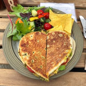 Grilled Focaccia at Plantarium Cafe in Stratford-upon-avon