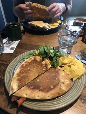 Both plates 🌱✨ at Plantarium Cafe in Stratford-upon-avon