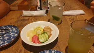 Pickelled veggies at Gonpachi - Asakusa Azumabashi in Tokyo