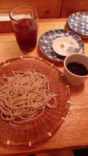 Cold Soba noodles at Gonpachi - Asakusa Azumabashi in Tokyo