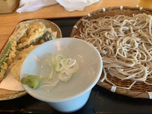 The soba noodles made in house was delicious    at Gonpachi - Asakusa Azumabashi in Tokyo