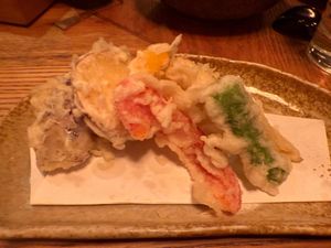Tempura   at Gonpachi - Asakusa Azumabashi in Tokyo