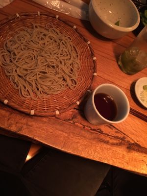 Mi with soya  at Gonpachi - Asakusa Azumabashi in Tokyo