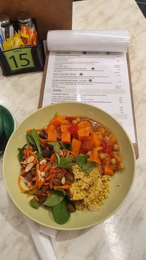 Moroccan Bounty Bowl (Vegan) no tomato at The Green Room in East Maitland