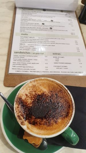 Almond Capuccino ☕ at The Green Room in East Maitland