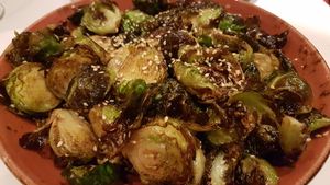 Brussels Sprouts at Root 246 in Solvang