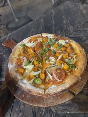 Vegan pizzaa  at T-Pub in Ninh Binh