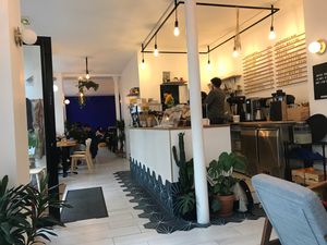 Super modern nice cosy seating! at Nomade in Paris