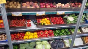 Fruit and veg at Better Food - Wapping Wharf in Bristol