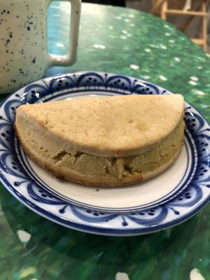 sweet "sochnik" with tofu  at Raw To Go in Moscow