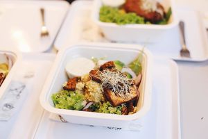 vegan bowl at Krowarzywa in Bydgoszcz