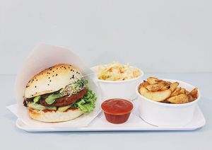 vegan combo at Krowarzywa in Bydgoszcz