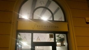 Main entrance at Krowarzywa in Bydgoszcz